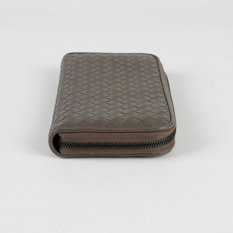 BOTTEGA VENETA Intrecciato 拉鍊長錢包-8