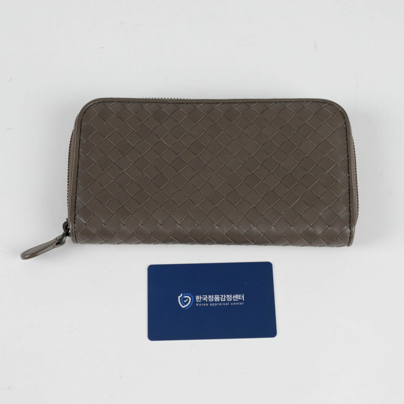 BOTTEGA VENETA Intrecciato 拉鍊長錢包-10