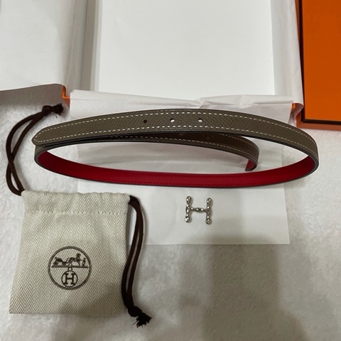 Hermès愛馬仕腰帶最細版 小尺寸 帶長65cm