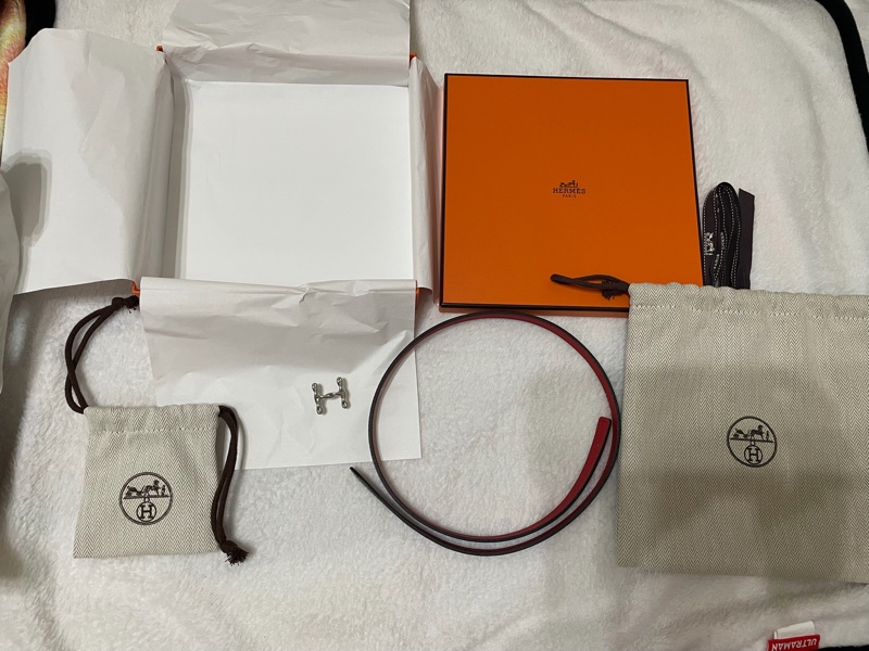 Hermès愛馬仕腰帶最細版 小尺寸 帶長65cm-4