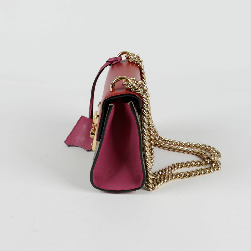 GUCCI 掛鎖小號鏈條單肩斜背包-3