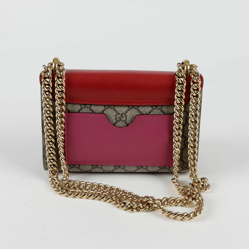GUCCI 掛鎖小號鏈條單肩斜背包-4