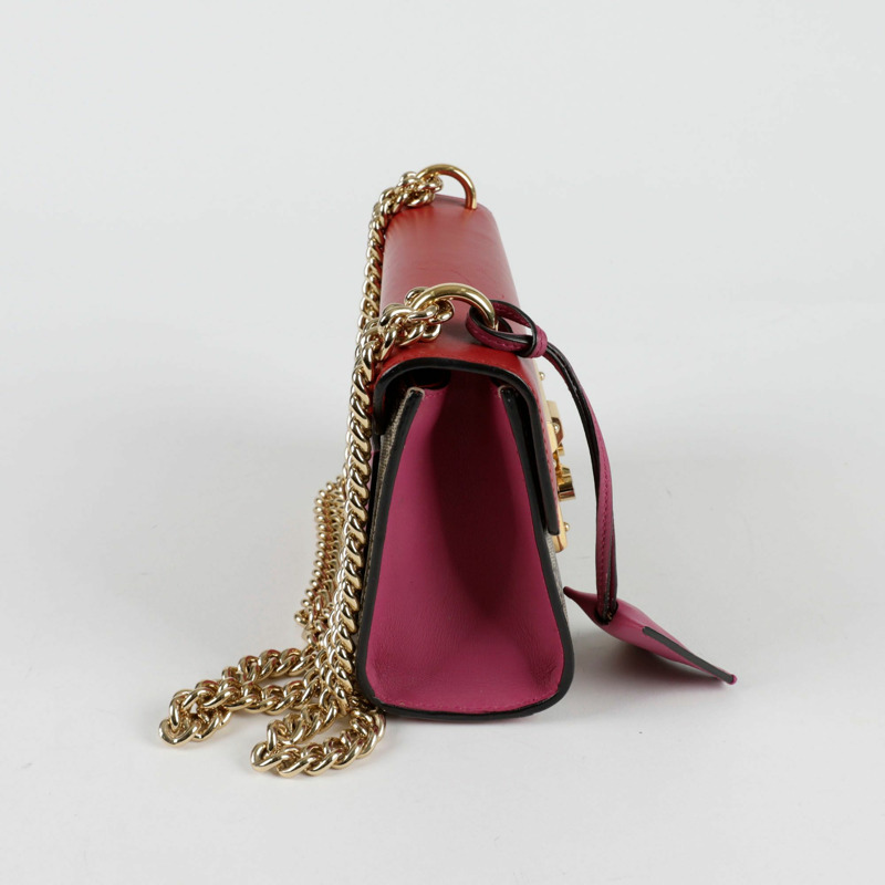 GUCCI 掛鎖小號鏈條單肩斜背包-5