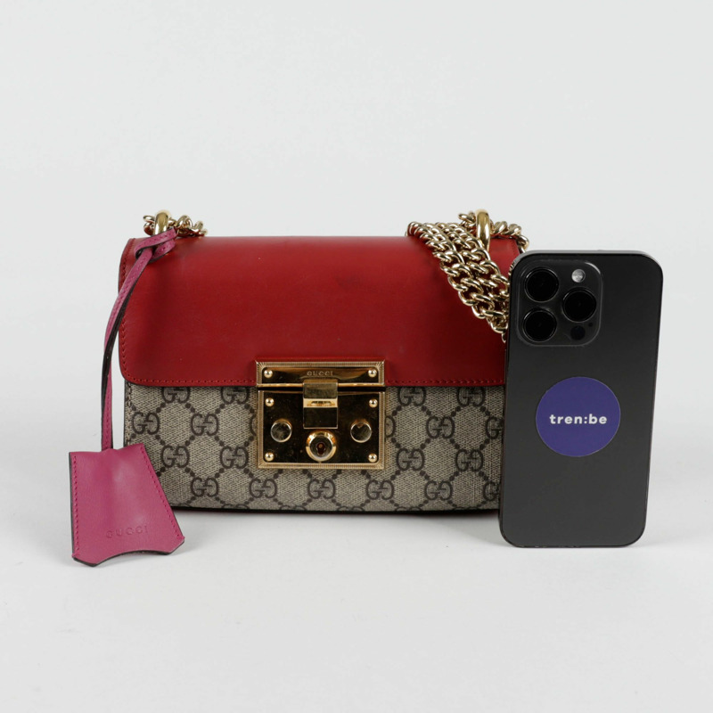 GUCCI 掛鎖小號鏈條單肩斜背包-8