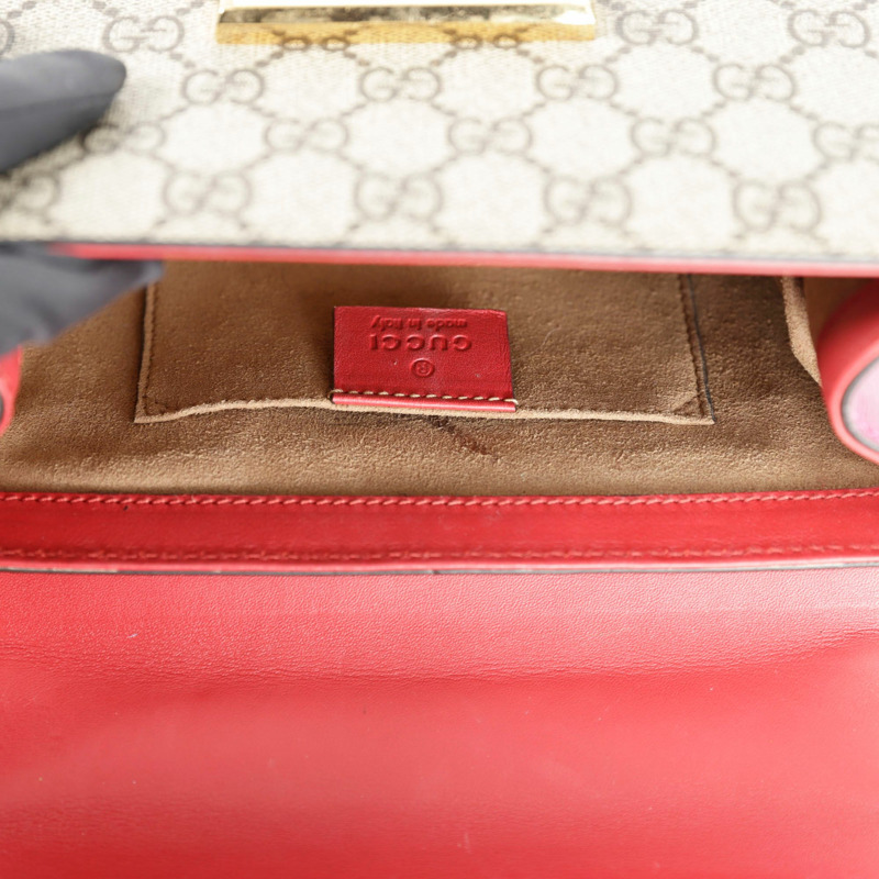 GUCCI 掛鎖小號鏈條單肩斜背包-12