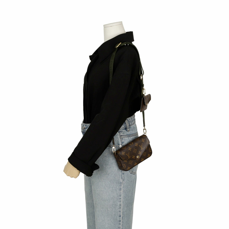 LOUIS VUITTON Felicie Strap and Go 斜背包-9