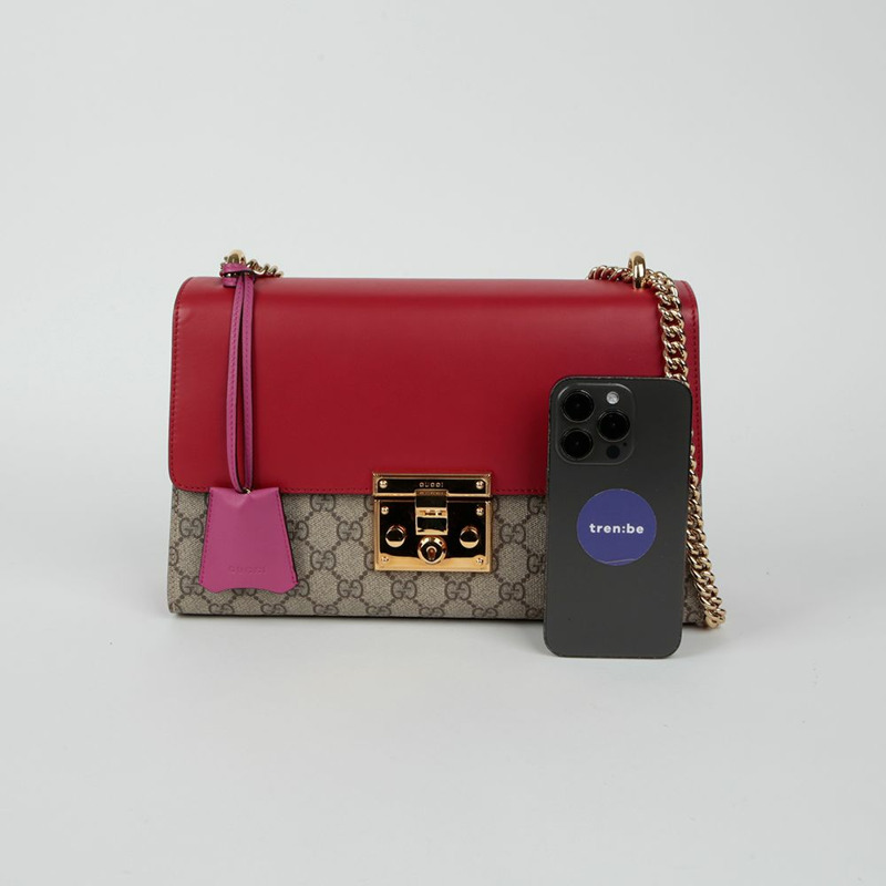 GUCCI Paddle Lock 中型單肩包 409486-8
