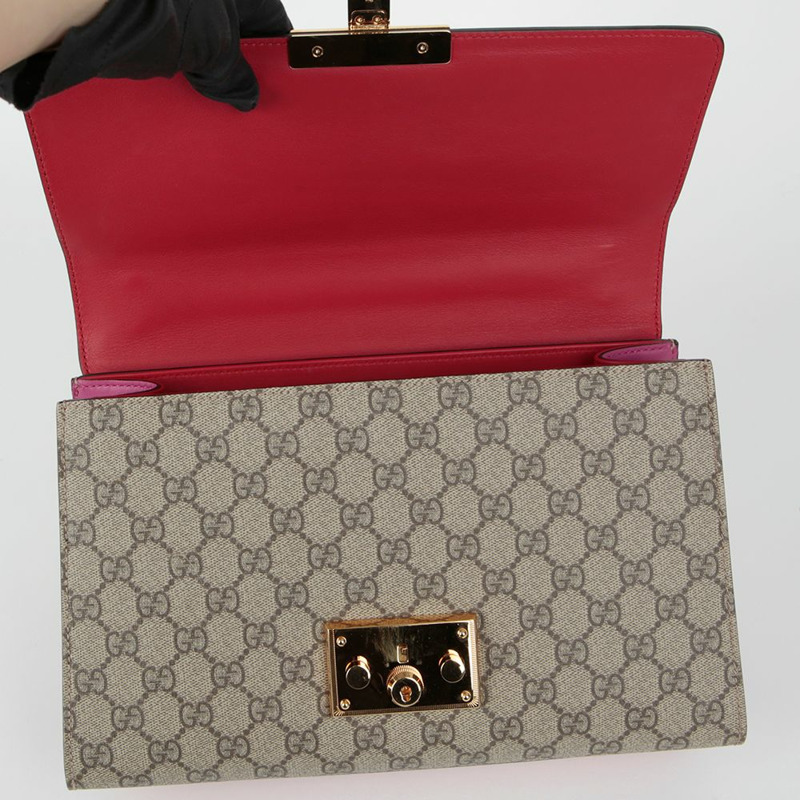 GUCCI Paddle Lock 中型單肩包 409486-9
