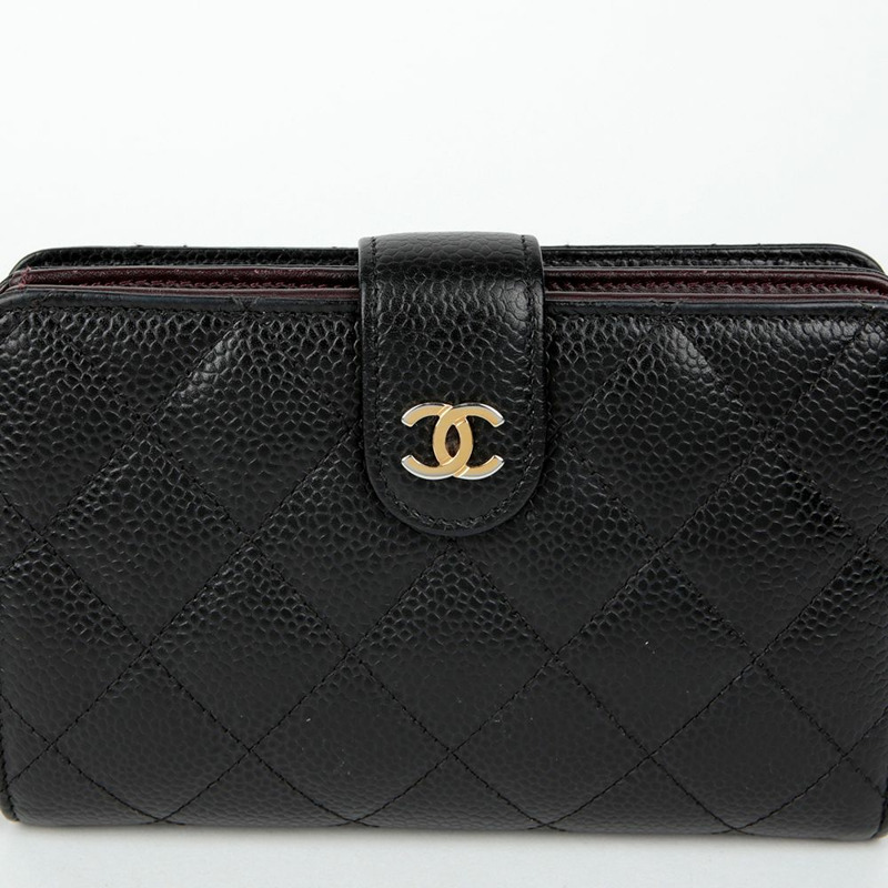 CHANEL 魚子醬皮經典皮夾-2