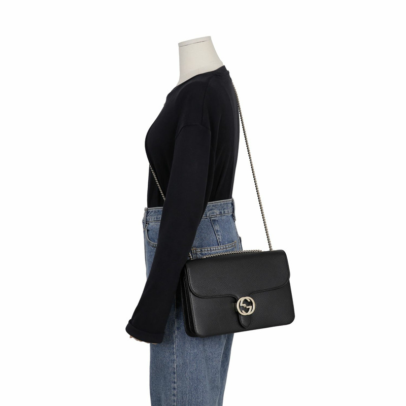 GUCCI 互鎖中型單肩包 510303-8