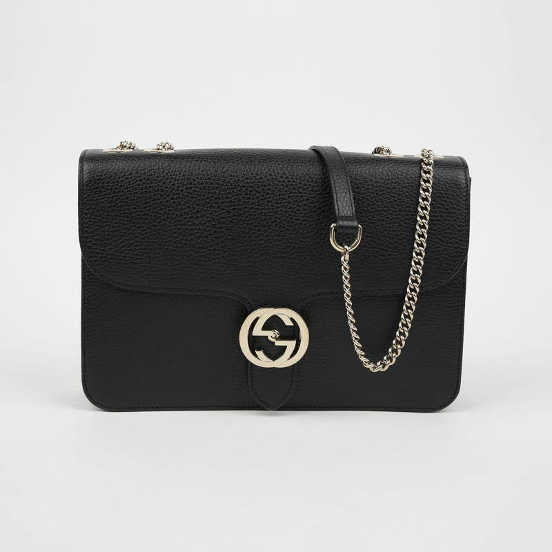 【包稅】GUCCI 510303 互扣式中型單肩包-0