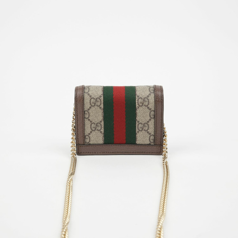 GUCCI Ophidia 鏈條皮夾斜背包 625711-2