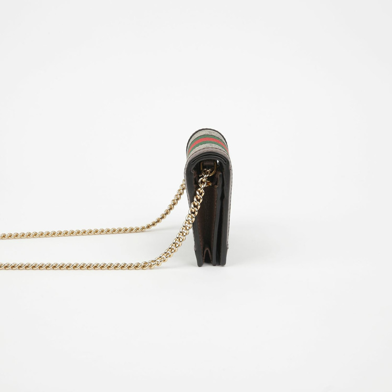 GUCCI Ophidia 鏈條皮夾斜背包 625711-3