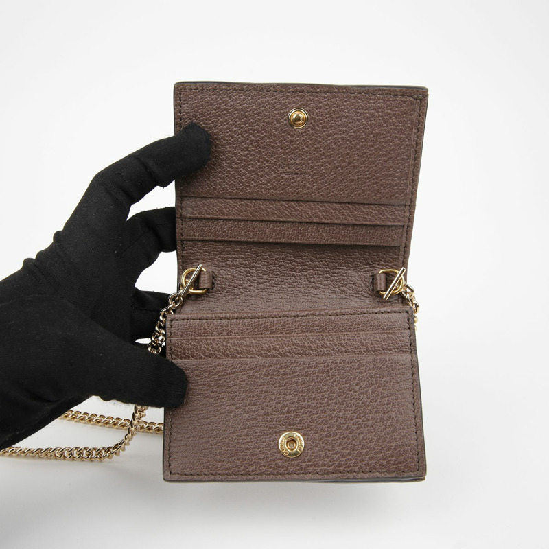 GUCCI Ophidia 鏈條皮夾斜背包 625711-6