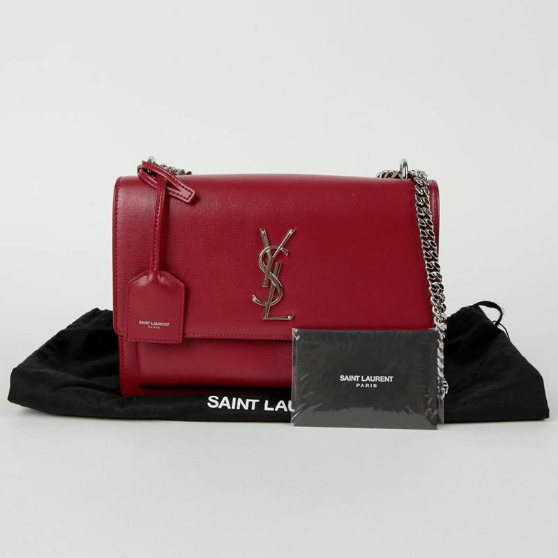 SAINT LAURENT 442906 Sunset 中型鏈條單肩斜背包-0