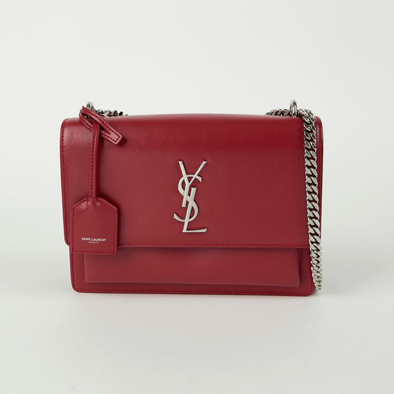 SAINT LAURENT 442906 Sunset 中型鏈條單肩斜背包-1