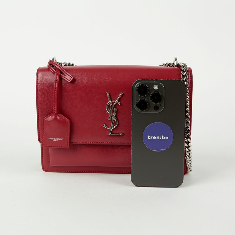 SAINT LAURENT 442906 Sunset 中型鏈條單肩斜背包-10