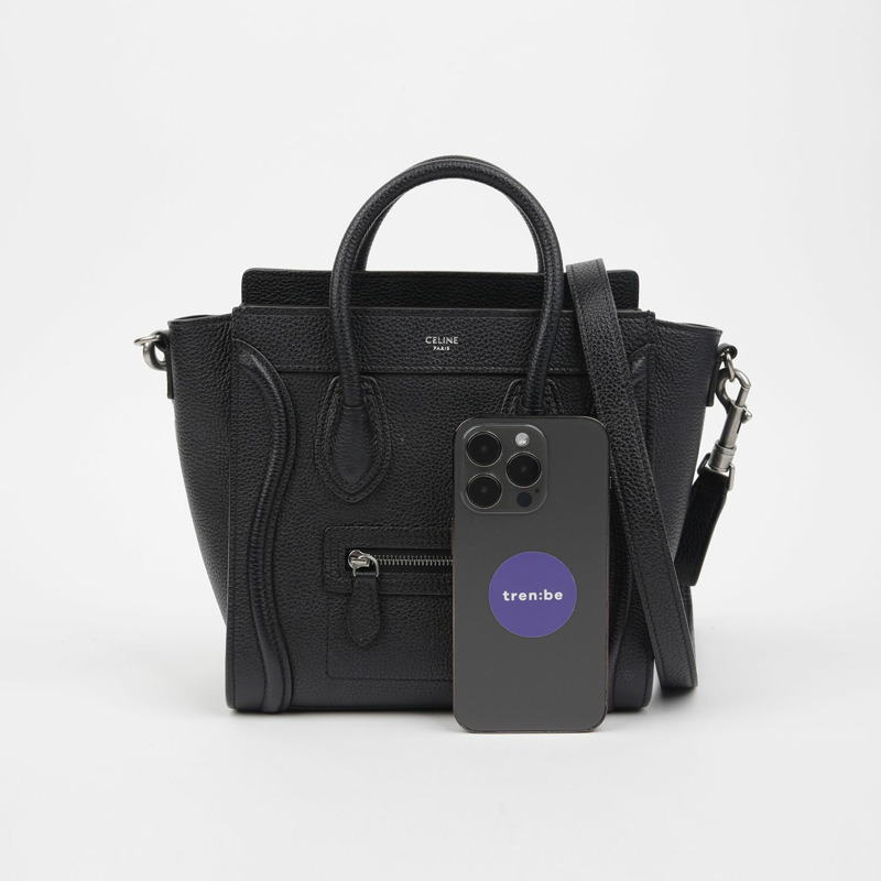 CELINE 189243DRU Luggage Nano 托特單肩包-6