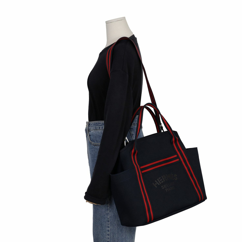 HERMES Sac de Pansage 修飾托特包肩包-9