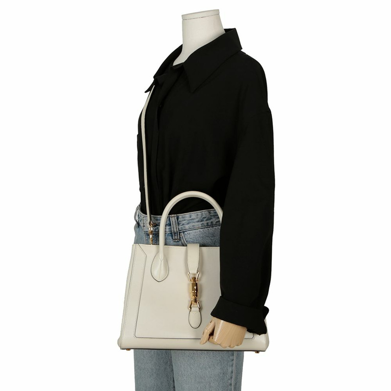 GUCCI Jackie 1961 中型托特單肩包-11