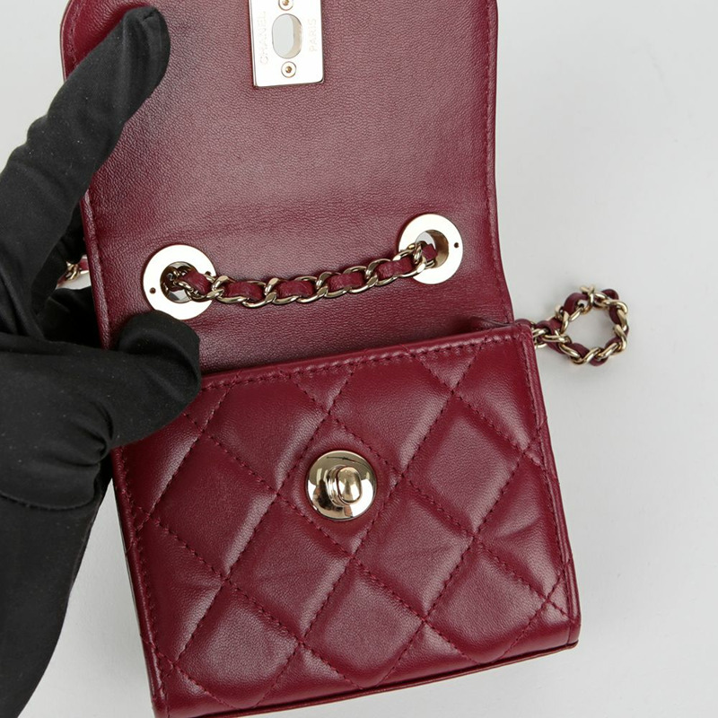 CHANEL A81633 時尚CC迷你肩斜背包-9