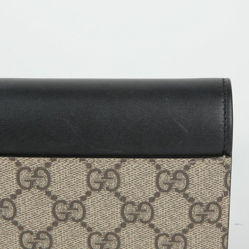 GUCCI 槳鎖雙折皮夾 453155-3