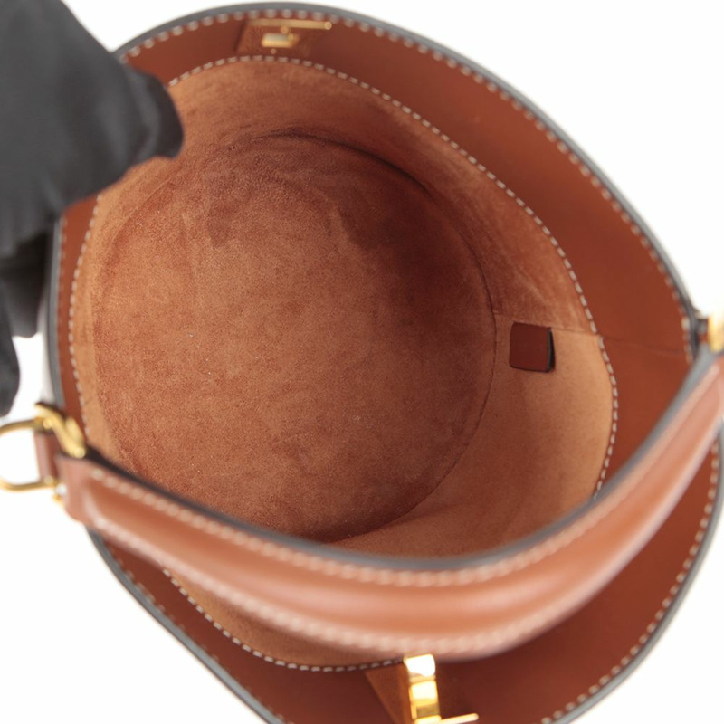 【包稅】CELINE 197573CR4 16 錫桶手提單肩包-8