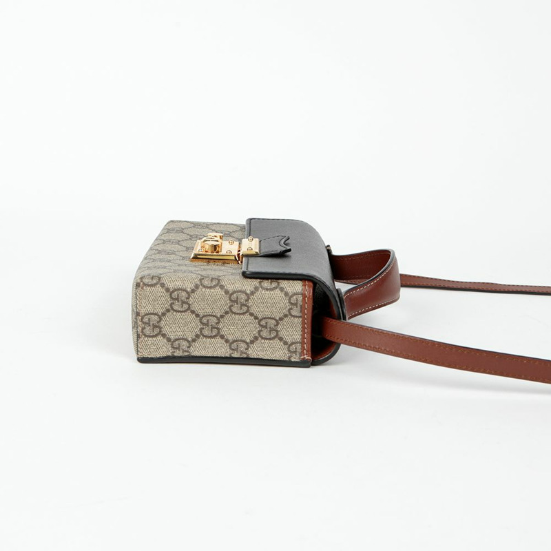 GUCCI Paddle Lock 迷你頂部提把托特單肩包 652683-6