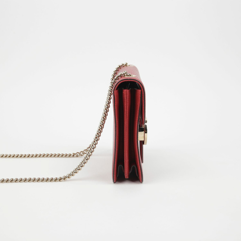 GUCCI 互鎖鏈條單肩斜背包 510304-5