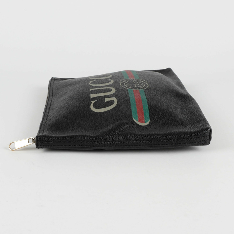 GUCCI 標誌印花公事包手拿包-3