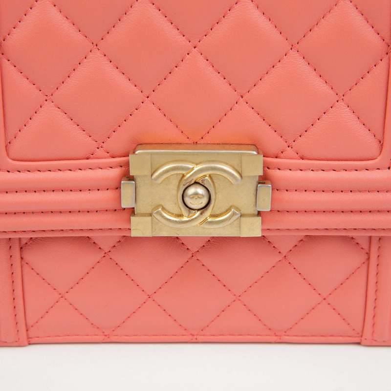 CHANEL Boy North South 翻蓋單肩斜背包 AS0130-2