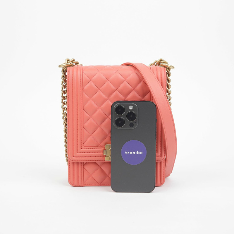 【包稅】CHANEL AS0130 男童南北翻蓋肩斜背包-9