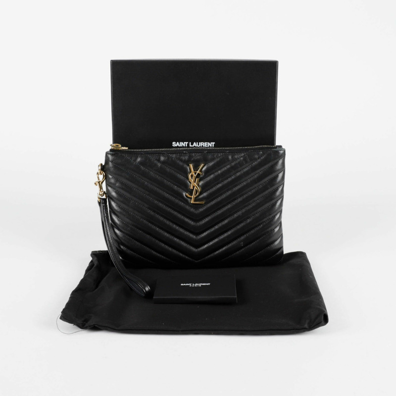 SAINT LAURENT 字母手包 379039-0