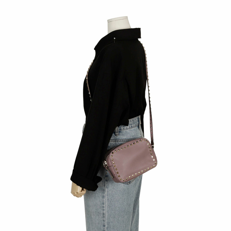 VALENTINO Rockstud 肩斜背包 LW2B0809-9