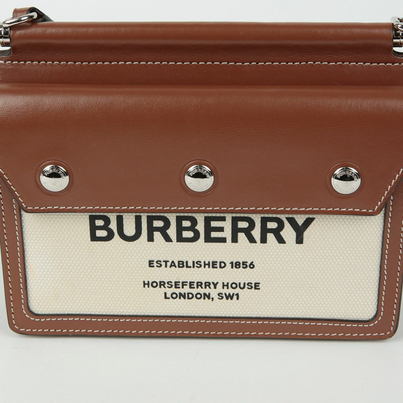 【包稅】BURBERRY 8014611 Hospery 標題口袋肩斜背包-2