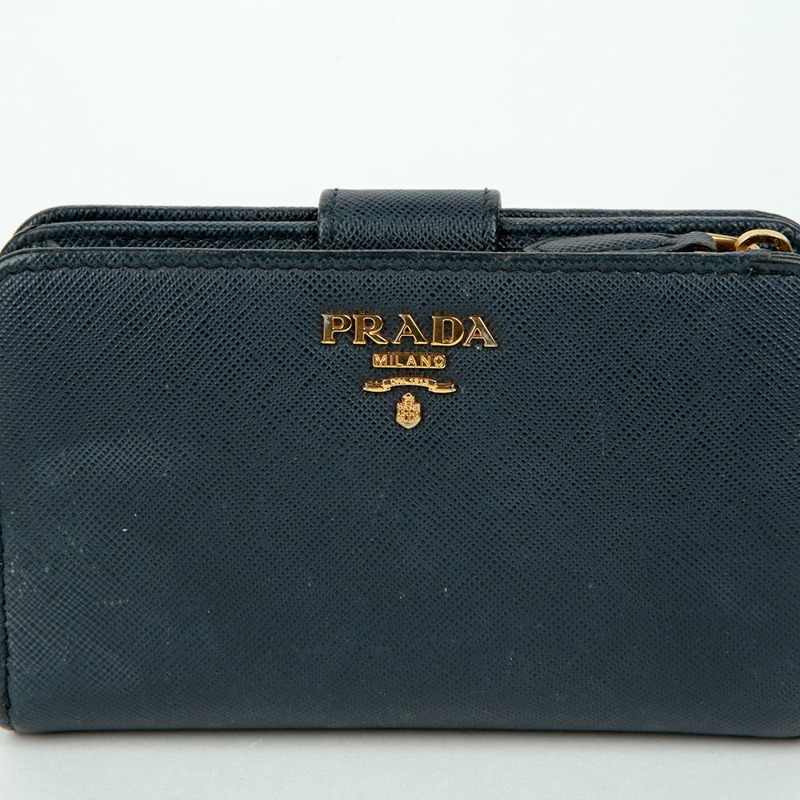 PRADA 1ML225 金屬標誌錢包-2