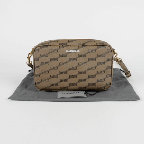 BALENCIAGA 702723 BB 標誌相機肩斜背包