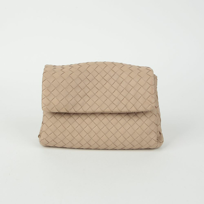 BOTTEGA VENETA Intrecciato 翻蓋手拿包 624080-0