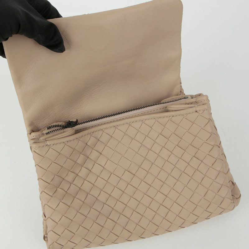 BOTTEGA VENETA Intrecciato 翻蓋手拿包 624080-6