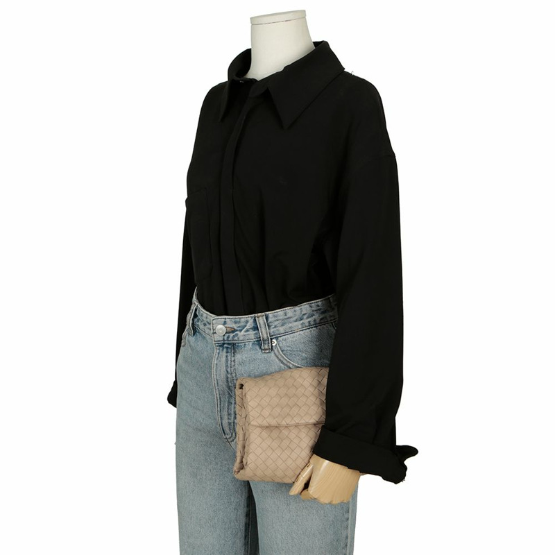 BOTTEGA VENETA Intrecciato 翻蓋手拿包 624080-8