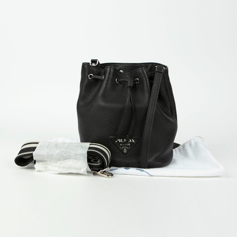 PRADA 1BE060 水桶肩斜背包-0