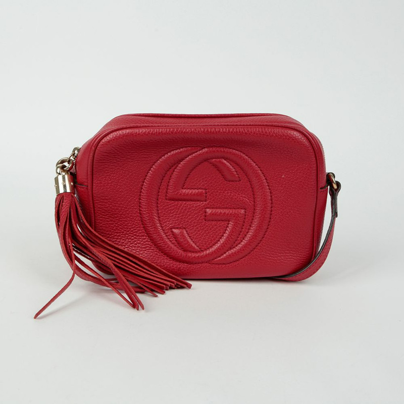 GUCCI Soho Disco 流蘇單肩斜背包 308364-1