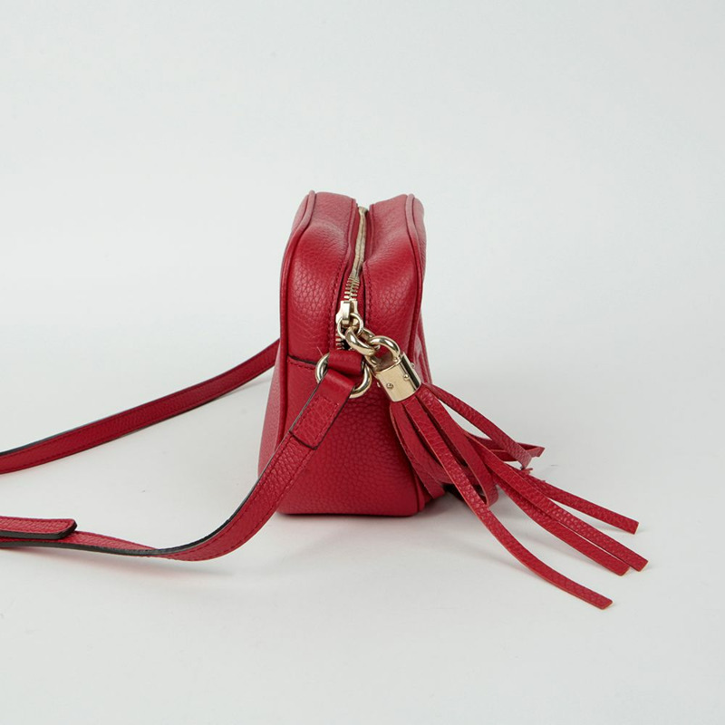 GUCCI Soho Disco 流蘇單肩斜背包 308364-4