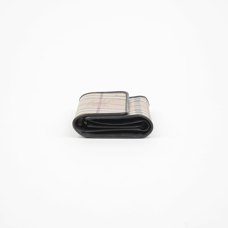 BURBERRY Haymarket 格紋中型錢包 3798969-4