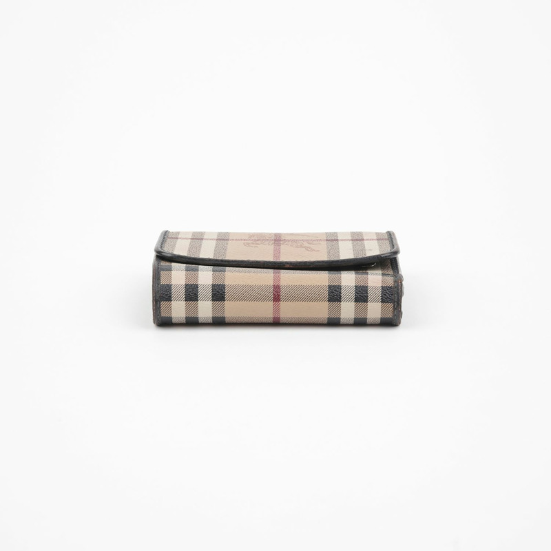 BURBERRY Haymarket 格紋中型錢包 3798969-5