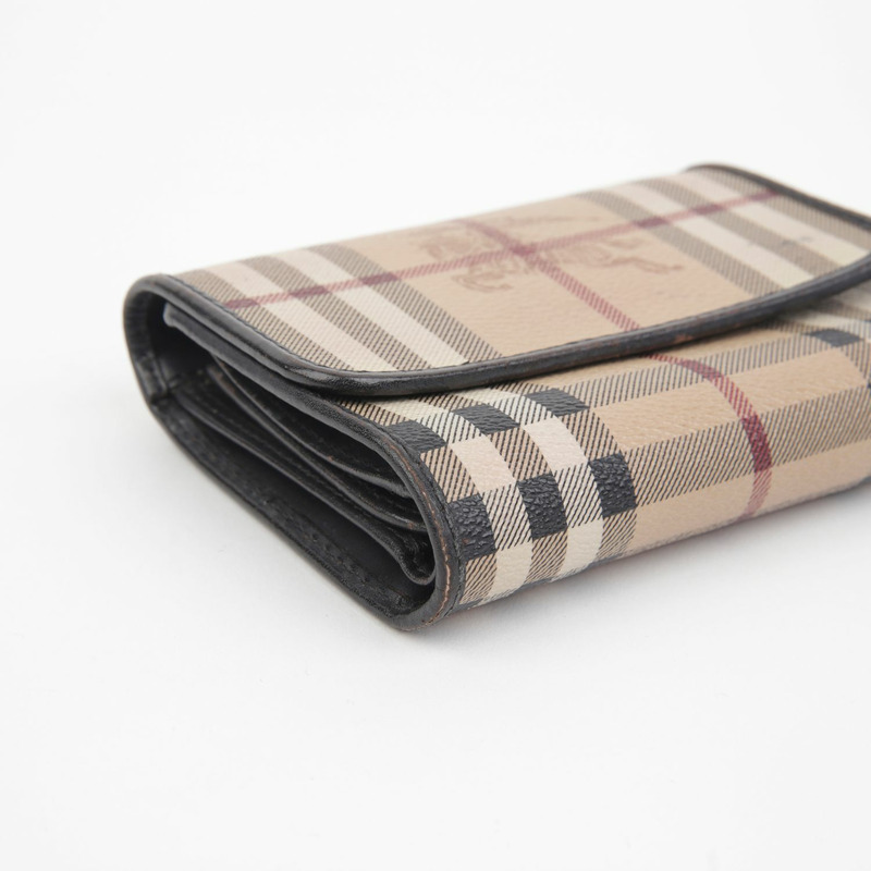 BURBERRY Haymarket 格紋中型錢包 3798969-6
