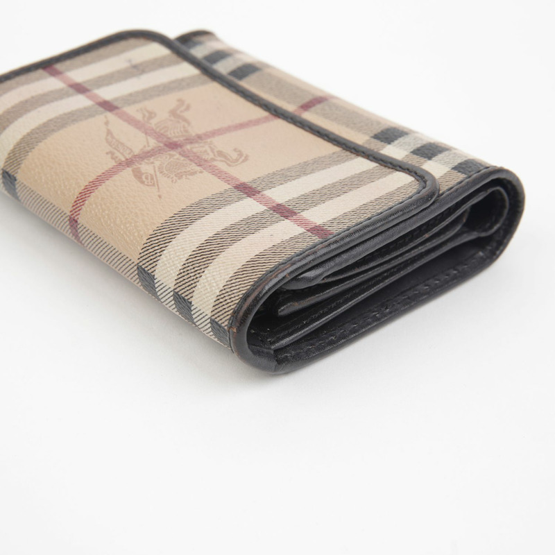BURBERRY Haymarket 格紋中型錢包 3798969-9