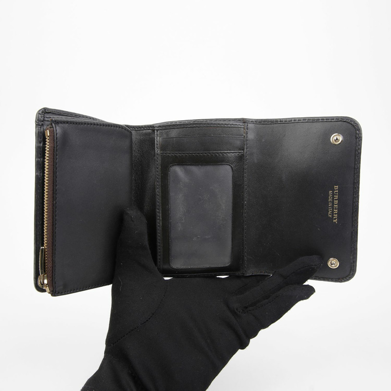 BURBERRY Haymarket 格紋中型錢包 3798969-10