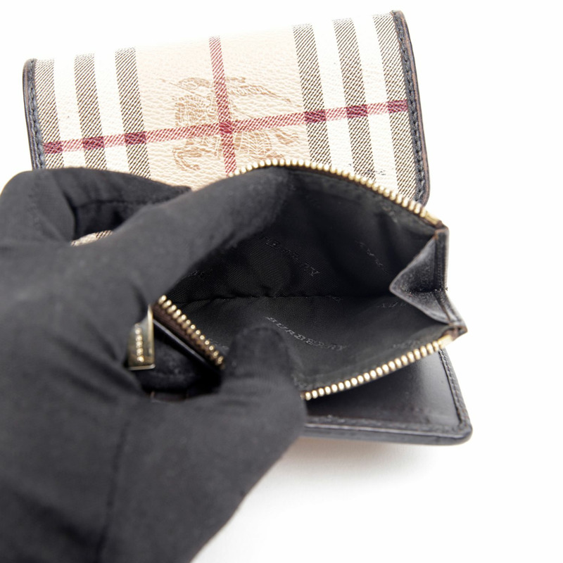 BURBERRY Haymarket 格紋中型錢包 3798969-13