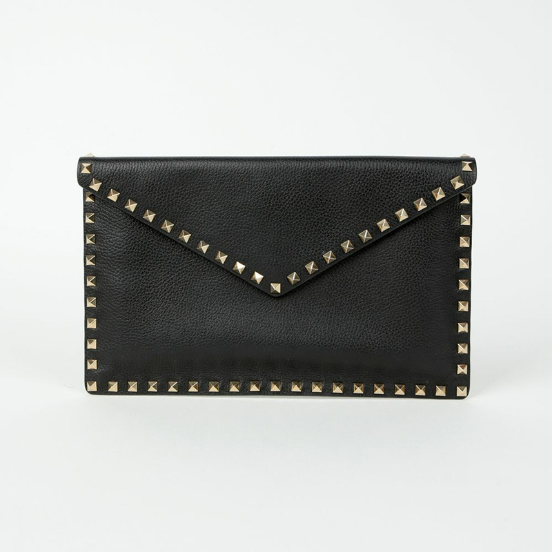 VALENTINO Rockstud 信封手拿包-1